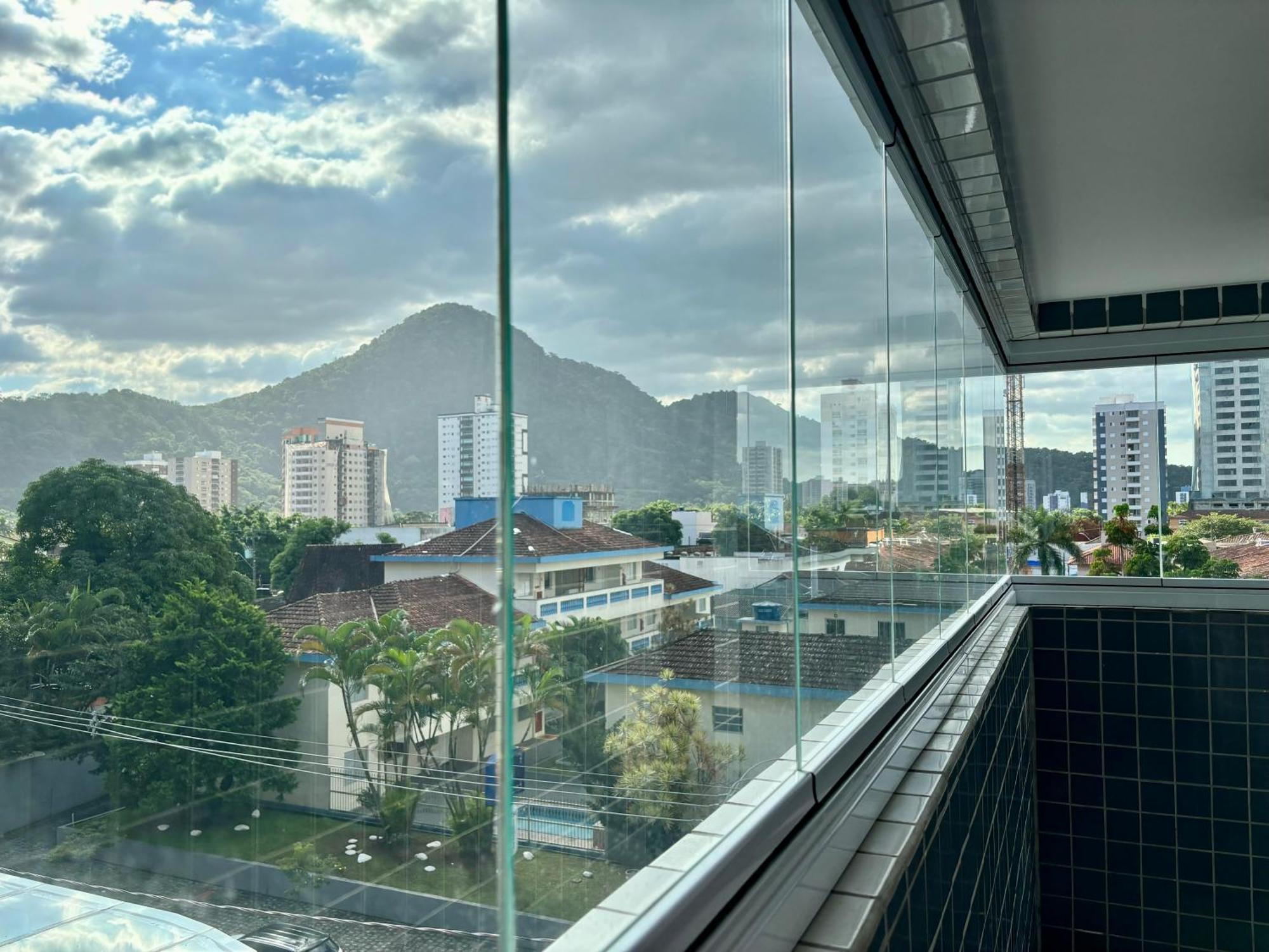 Novo Apto Canto Do Forte, Rua Praia Vista Montanha, Com Wi Fi, Homebeach10, 01 Vaga De Garagem, Melhores Restaurantes Ao Lado 프라이아 그란데 외부 사진