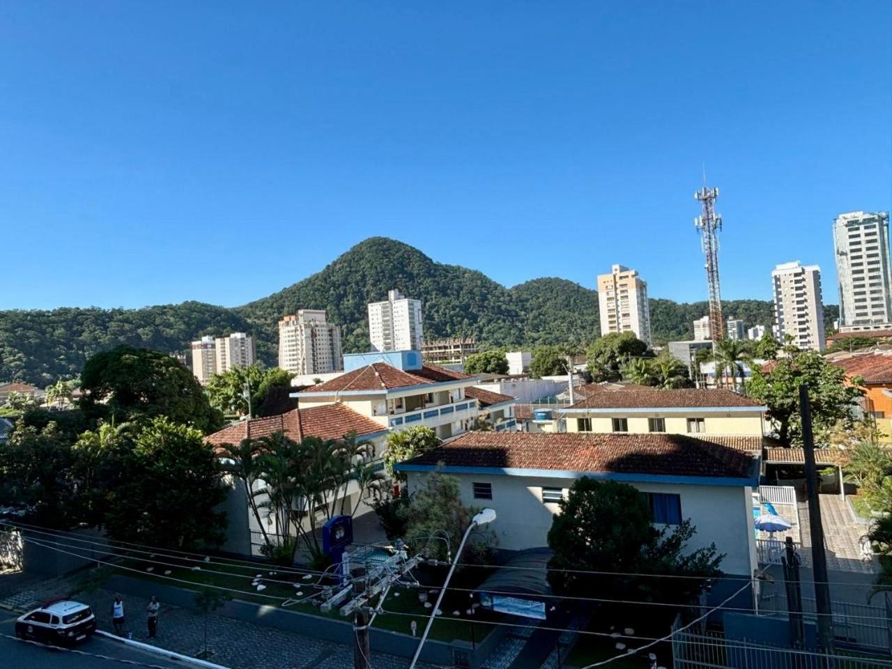 Novo Apto Canto Do Forte, Rua Praia Vista Montanha, Com Wi Fi, Homebeach10, 01 Vaga De Garagem, Melhores Restaurantes Ao Lado 프라이아 그란데 객실 사진