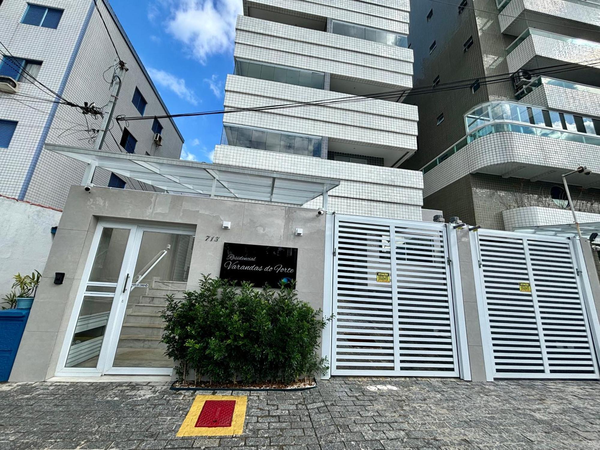 Novo Apto Canto Do Forte, Rua Praia Vista Montanha, Com Wi Fi, Homebeach10, 01 Vaga De Garagem, Melhores Restaurantes Ao Lado 프라이아 그란데 외부 사진